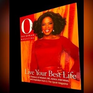 ♥️The Oprah Magazine LIVE YOUR BEST LIFE.